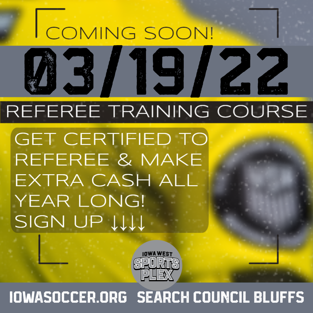 REFEREE COURSE COMING SOON!